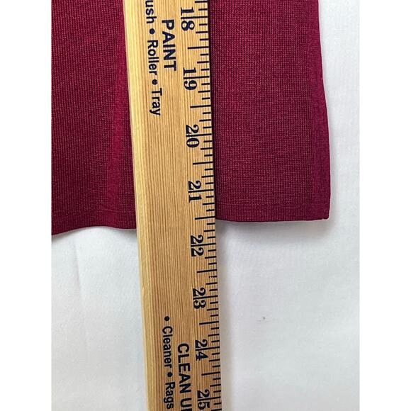 Ming Wang Women's Size Medium Red Sleeveless Blazer Pull Over Tank Top - Picture 5 of 6